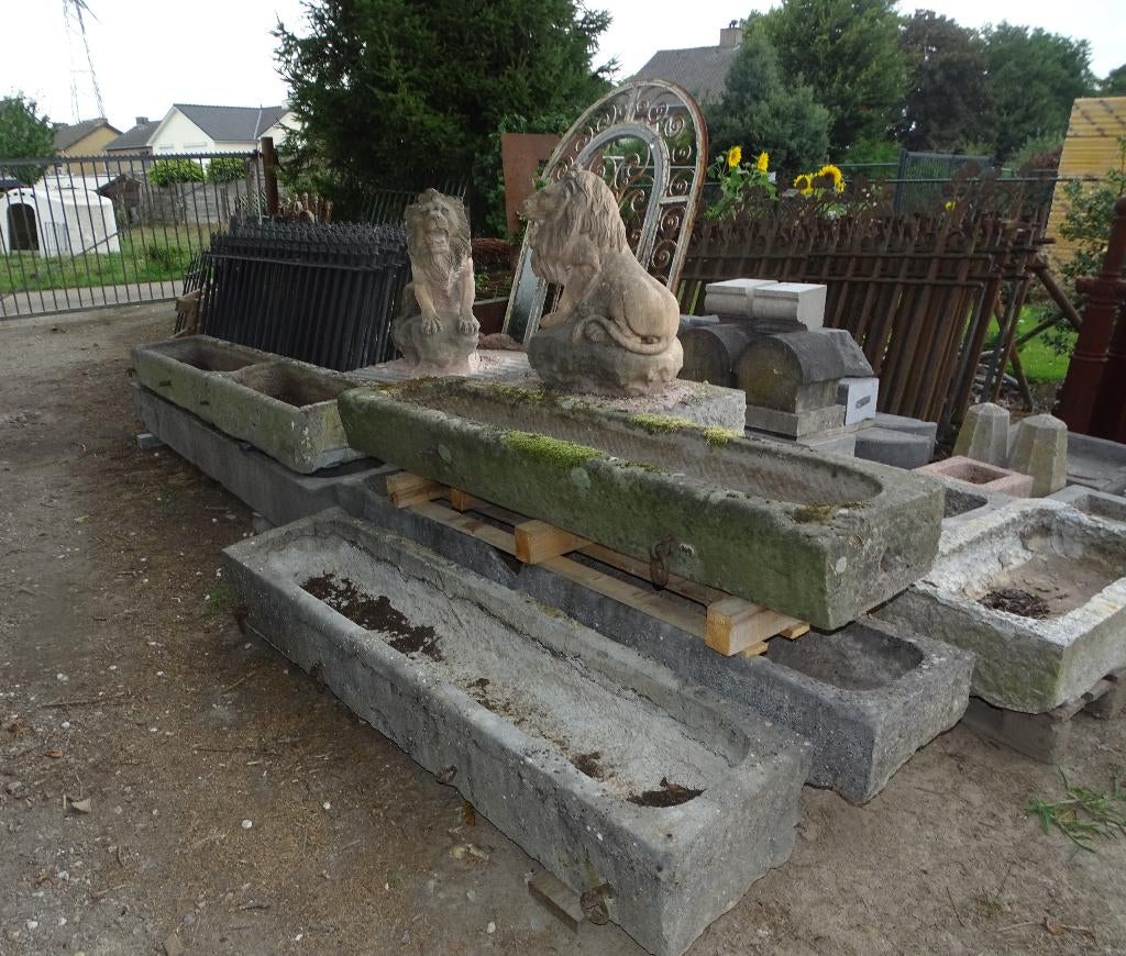 meer dan 120 arduinen troggen trog gootsteen wasbak paalkop, Antiek en Kunst, Ophalen