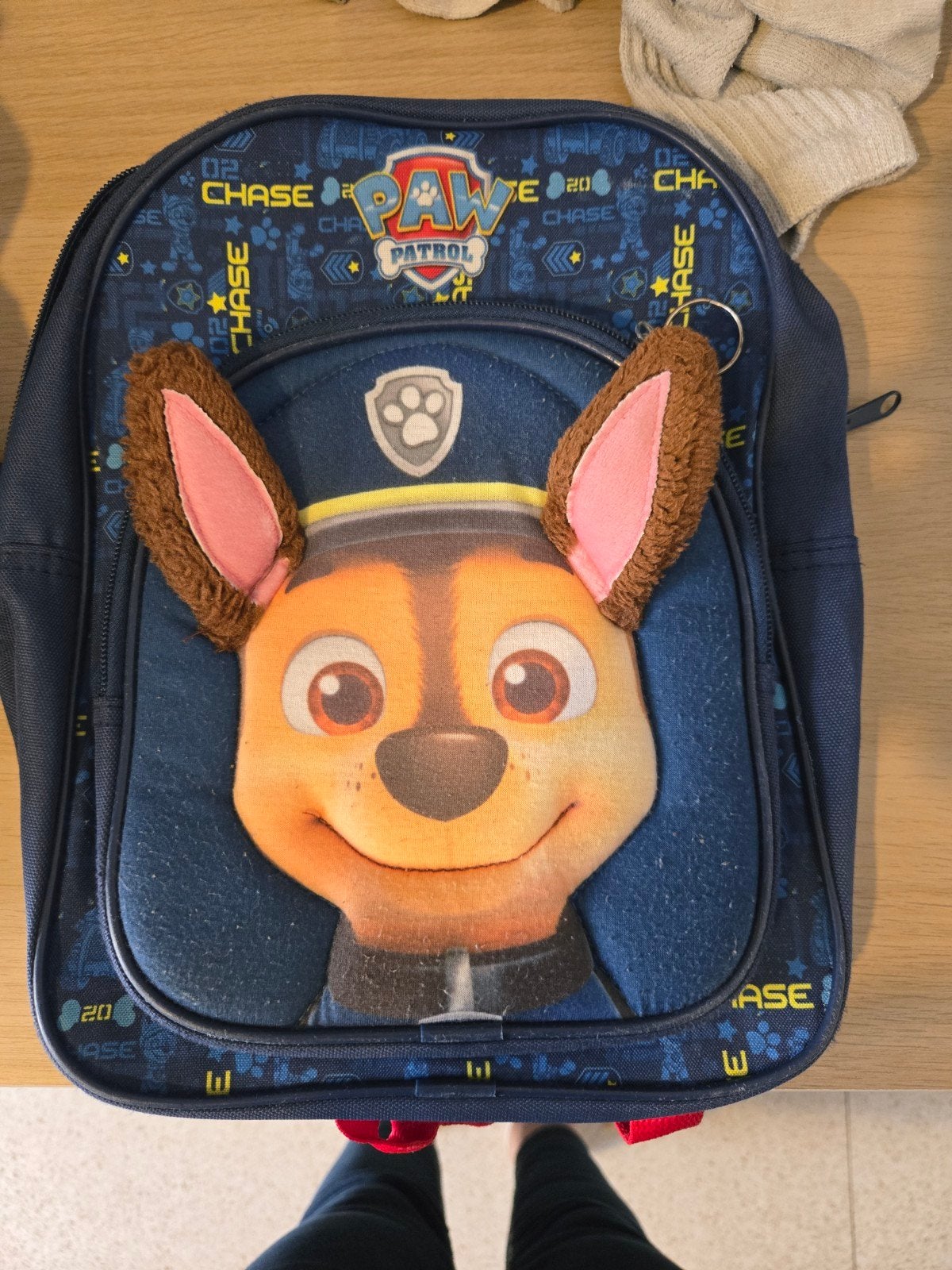 Cartable maternelle Pat Patrouille, Enlèvement