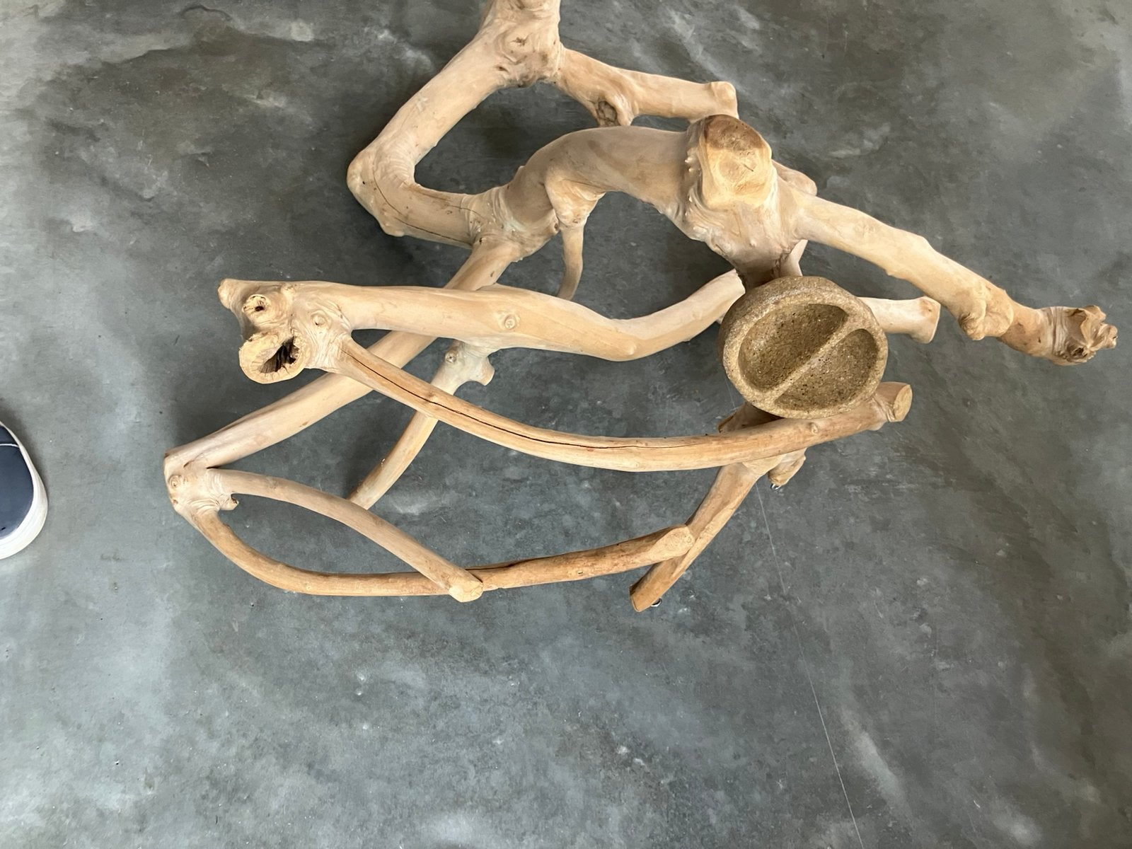 Magnifique perchoir naturel en bois de Java, Animaux & Accessoires, Enlèvement, Comme neuf, Accessoires pour cage