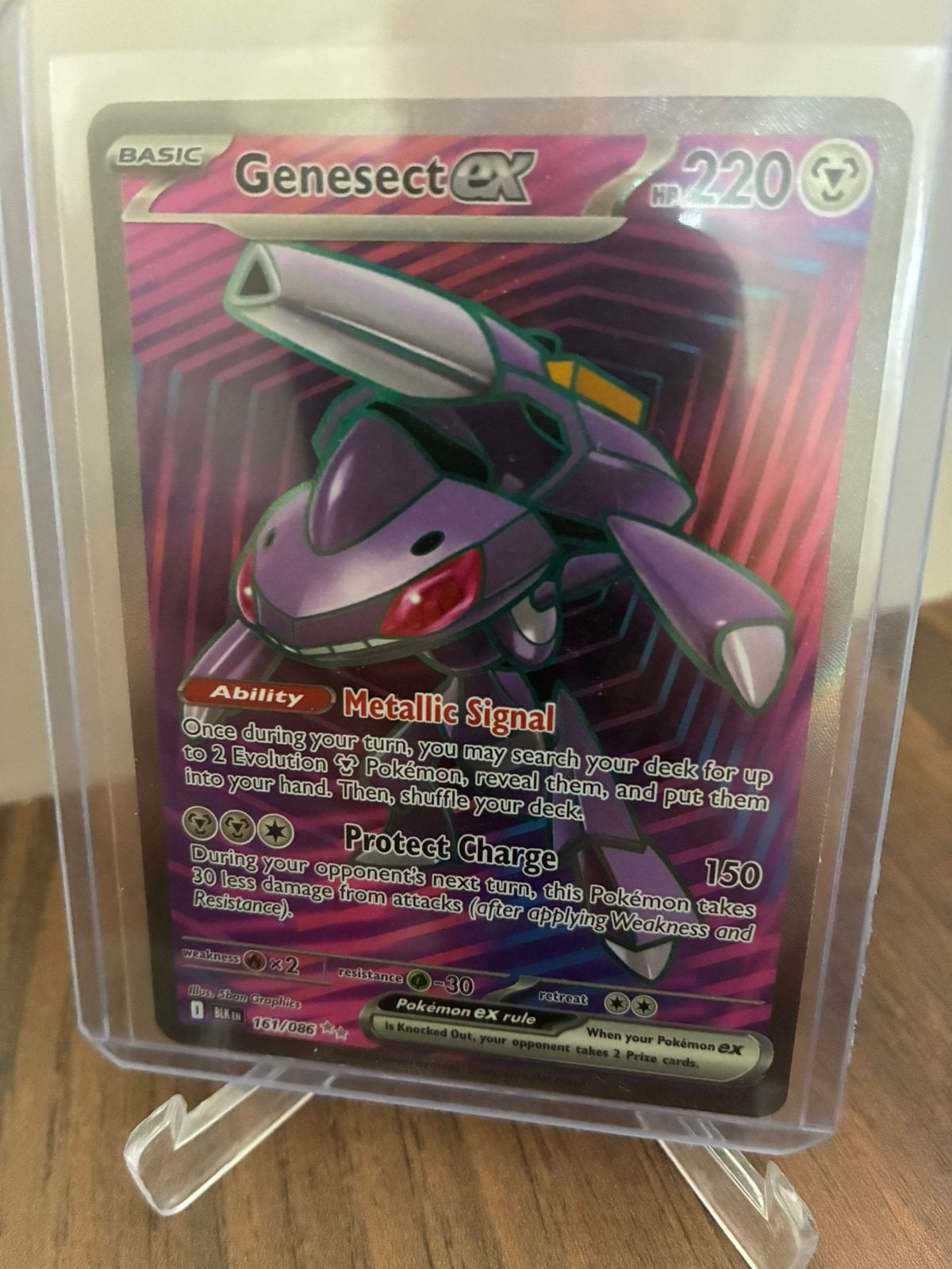 Pokemon genesect ex fa black bolt, Enlèvement ou Envoi, Comme neuf, Booster