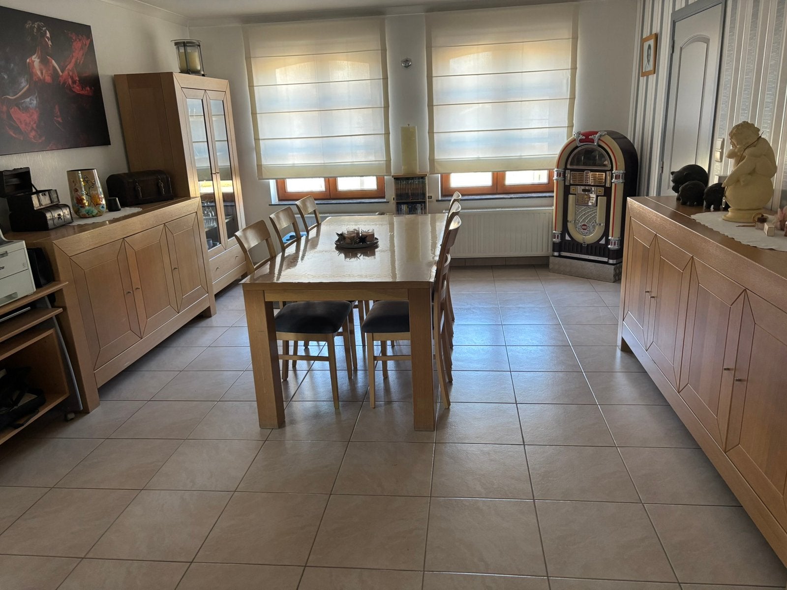 Complete eetkamer, Huis en Inrichting, Ophalen, Gebruikt