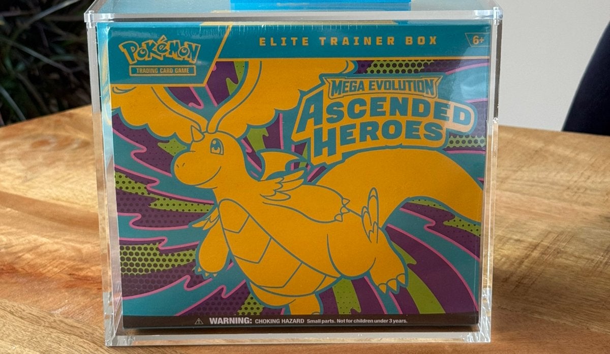 Pokemon | Ascended heroes elite trainer box met acryl ✅, Ophalen of Verzenden, Zo goed als nieuw, Booster