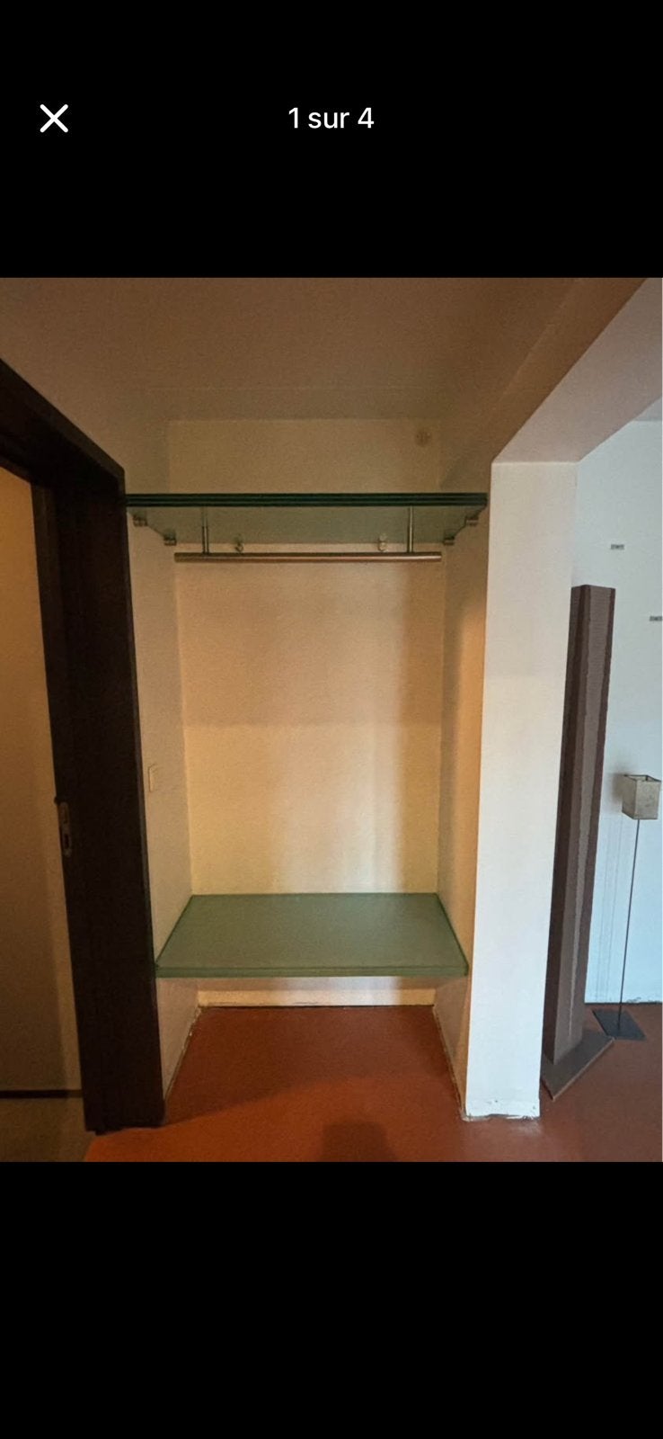 Porte manteaux en verre, Enlèvement, Comme neuf, Verre