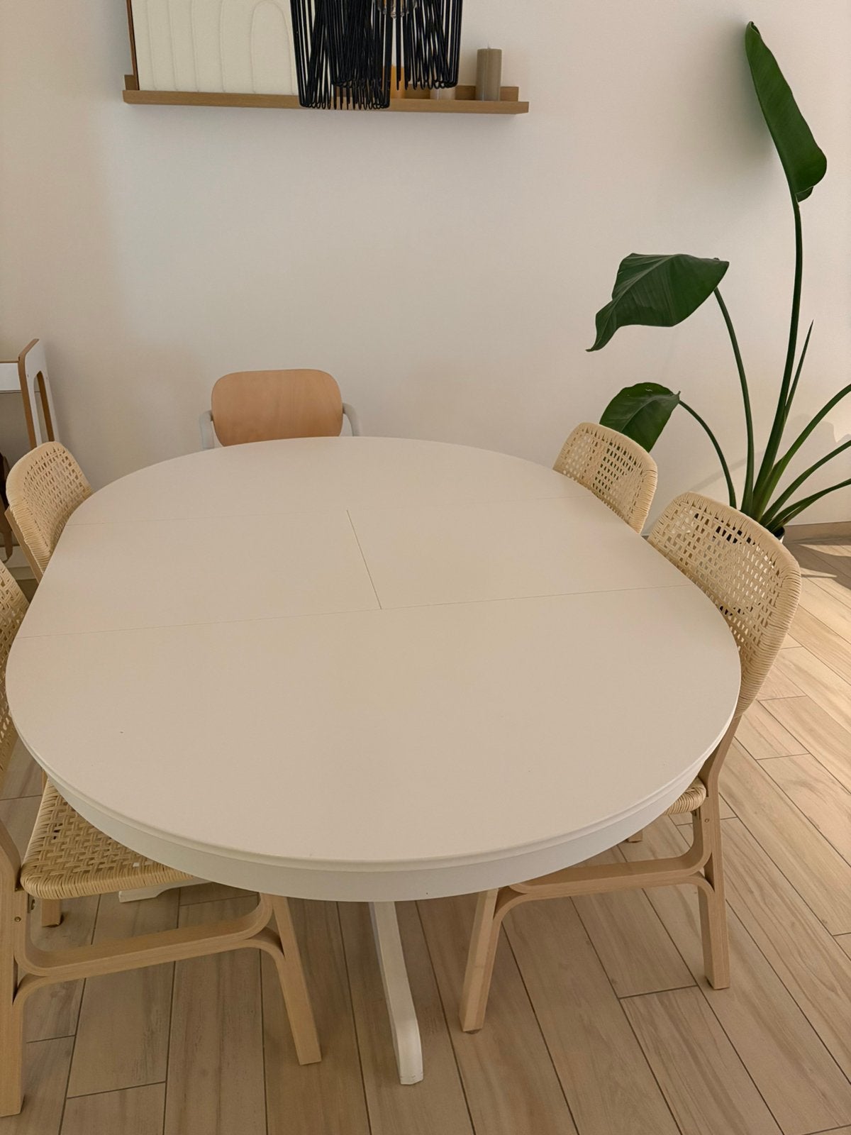 Uitschuifbare tafel IKEA ROSENTORP, Huis en Inrichting, Ophalen, Zo goed als nieuw