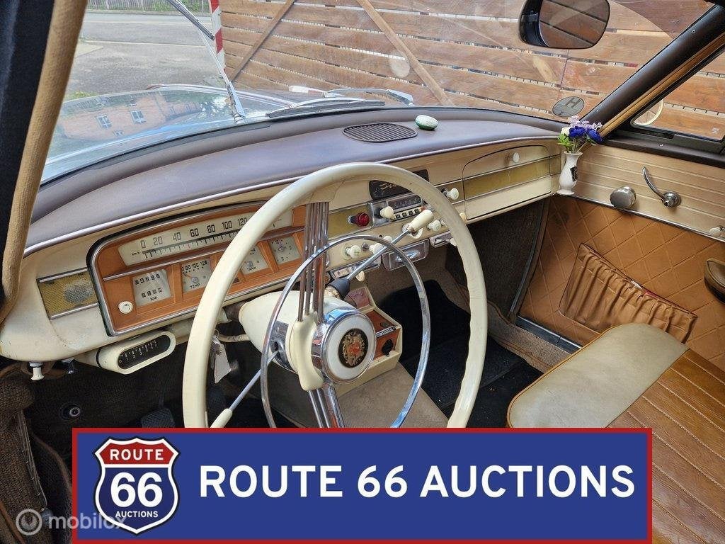 Borgward Isabella TS | 1960 | Route 66 Auctions, Overige merken, Zwart, Bedrijf, Handgeschakeld