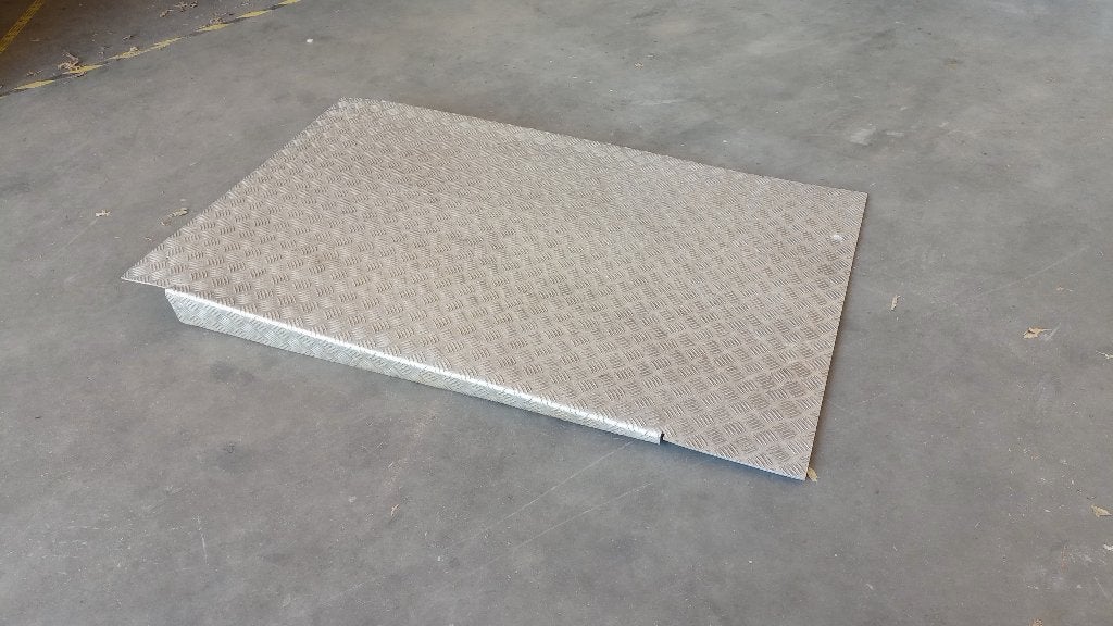 Aluminium traanplaat oprijramp/ oprijplaat/ helling., Ophalen, Gebruikt, Overige materialen, Minder dan 20 mm