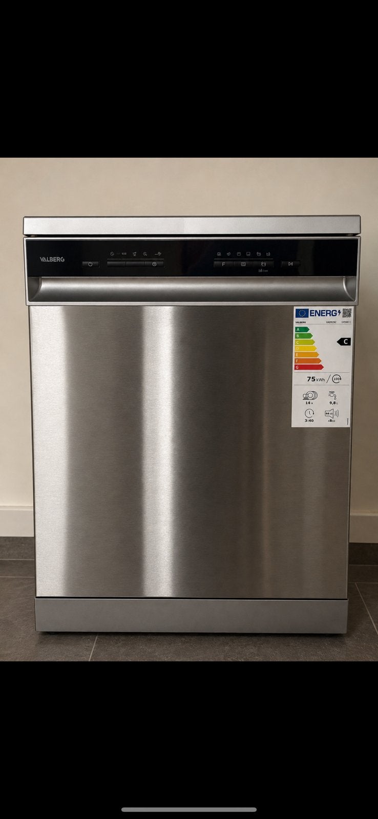 Lave-vaisselle VALBERG 14 couverts inox – comme neuf, Ophalen, Zo goed als nieuw