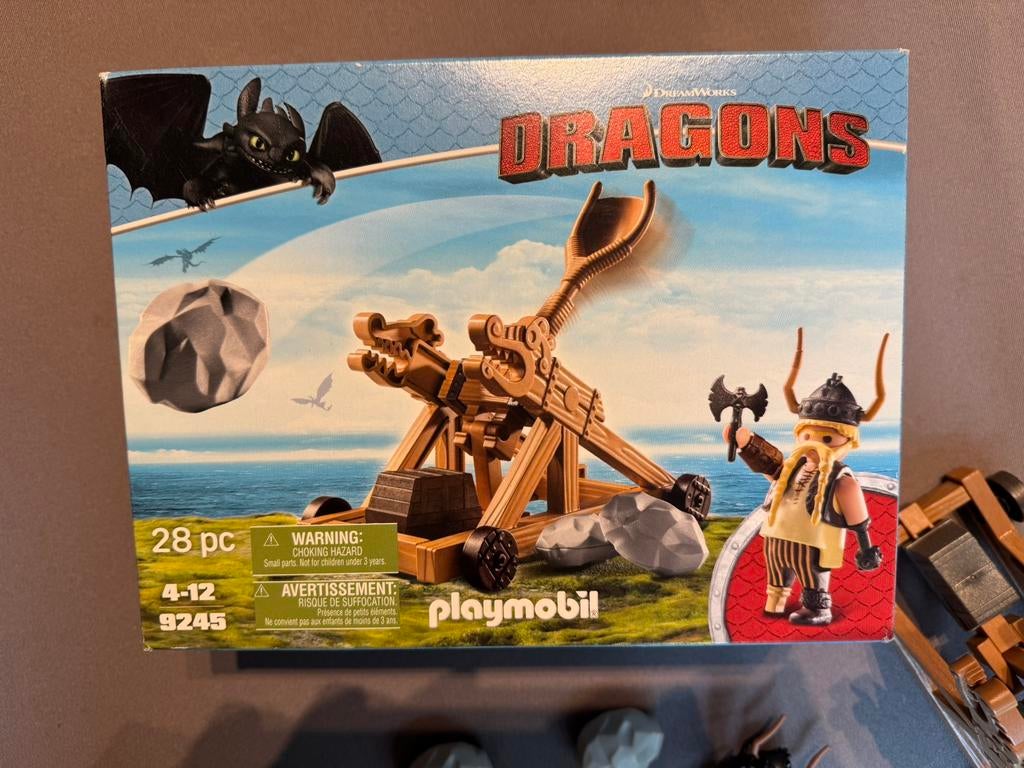 Playmobil 9245 Rochel met katapult, Kinderen en Baby's, Speelgoed | Playmobil, Ophalen of Verzenden, Zo goed als nieuw, Complete set