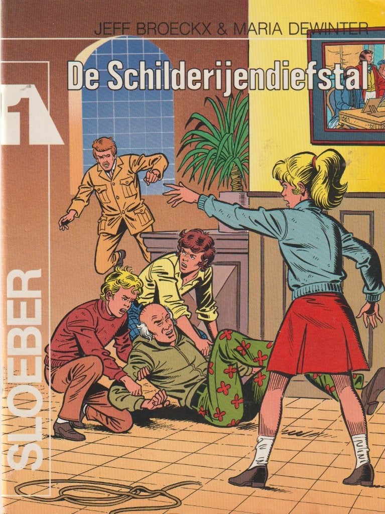Strip - Sloeber nr. 1 - De schilderijendiefstal., Envoi