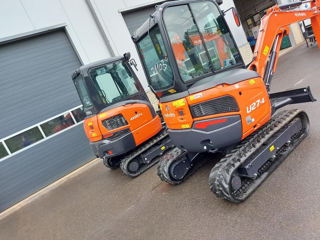 Kubota U27-4, Ophalen, Graafmachine