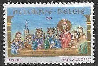 Belgie 1993 - Yvert/OBP 2491 - Concilie van Leptines (ZG), Verzenden, Postfris, Zonder gom
