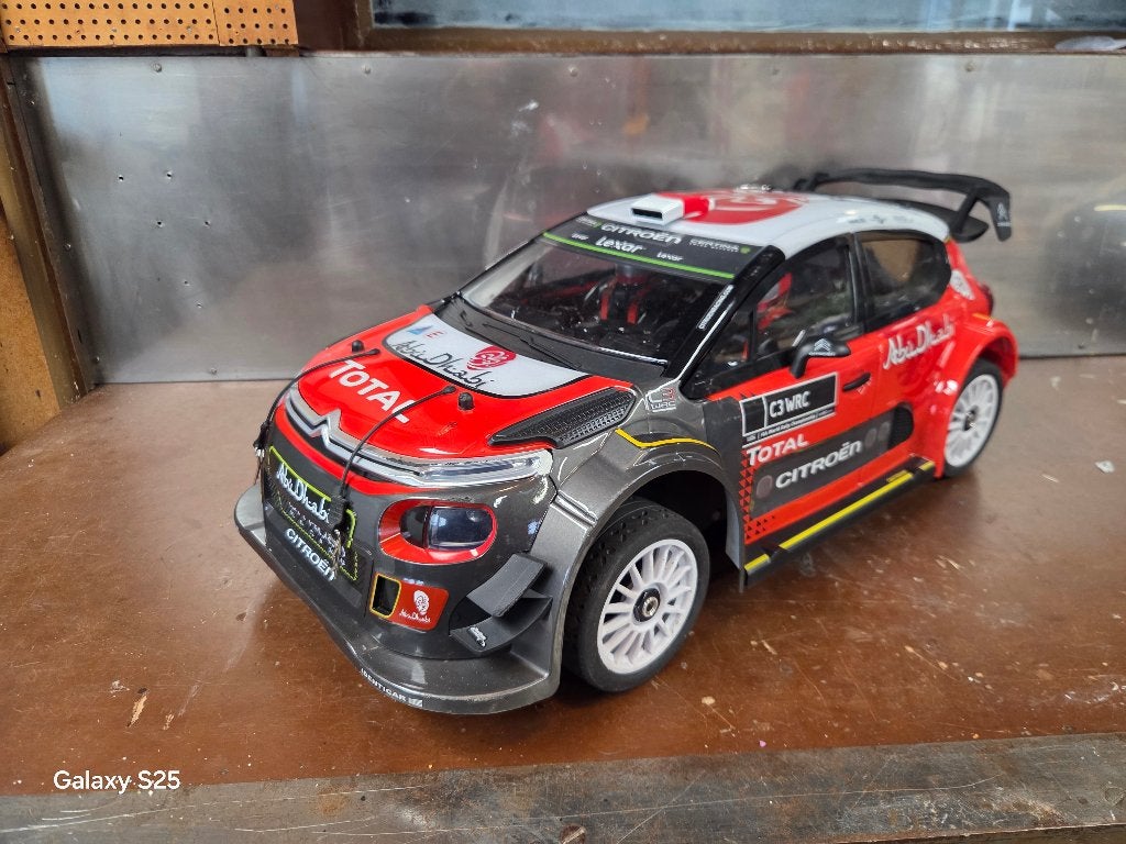 MJX Hyper GO 7304 1/7 Volkswagen Polo R WRC 4WD Rally/Drift, Échelle 1:8, Voiture off road, Comme neuf, Enlèvement