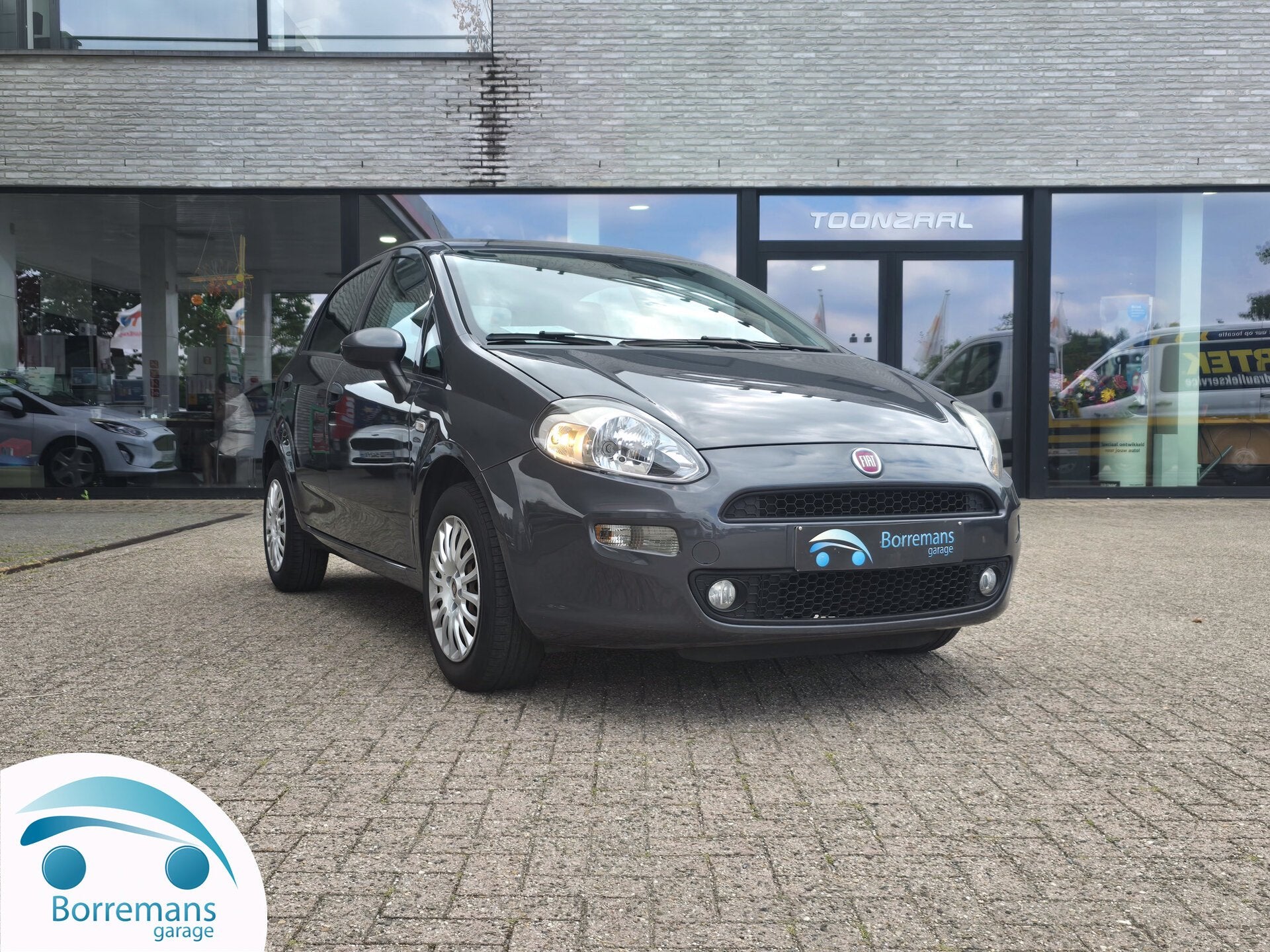Fiat Punto 1.2 Benzine Airco/Elec.Ramen/euro 6b/..., Argent ou Gris, Achat, Entreprise, 69 ch