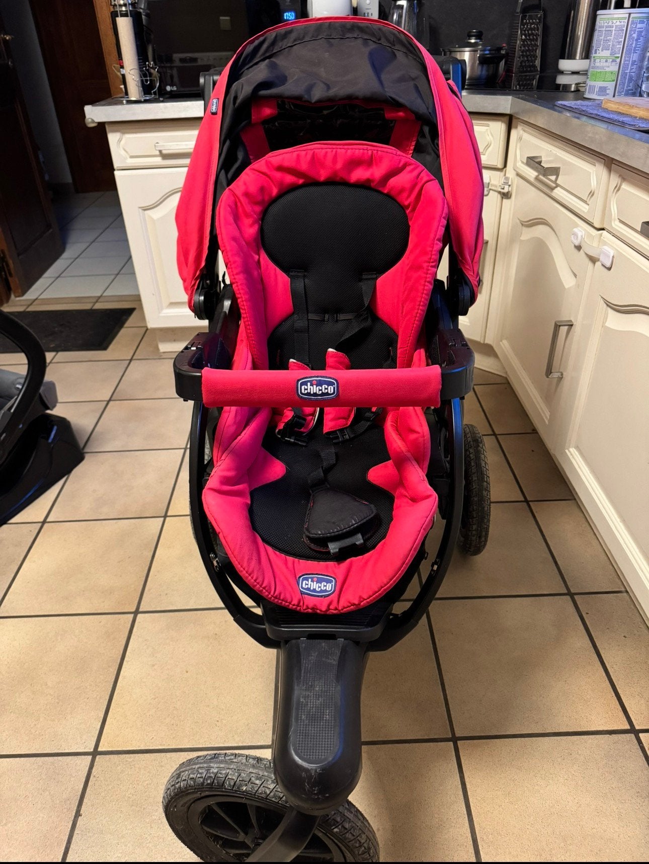 Poussette 3 en 1 Chicco Trio Activ3+, Enfants & Bébés, Poussettes & Combinaisons, Enlèvement, Comme neuf, Poussette