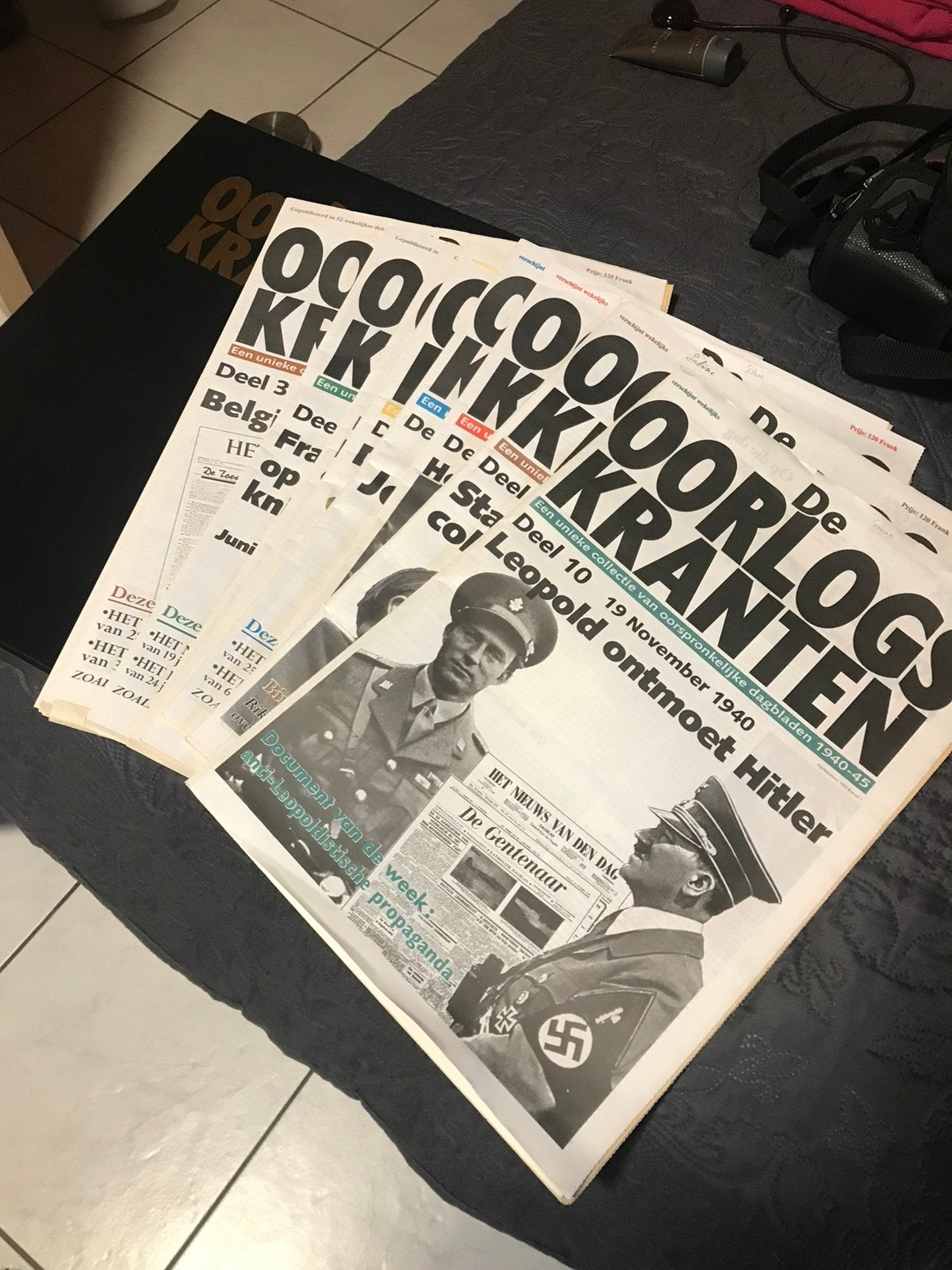 Oorlogskranten - incl opbergmap, Verzamelen, Ophalen of Verzenden