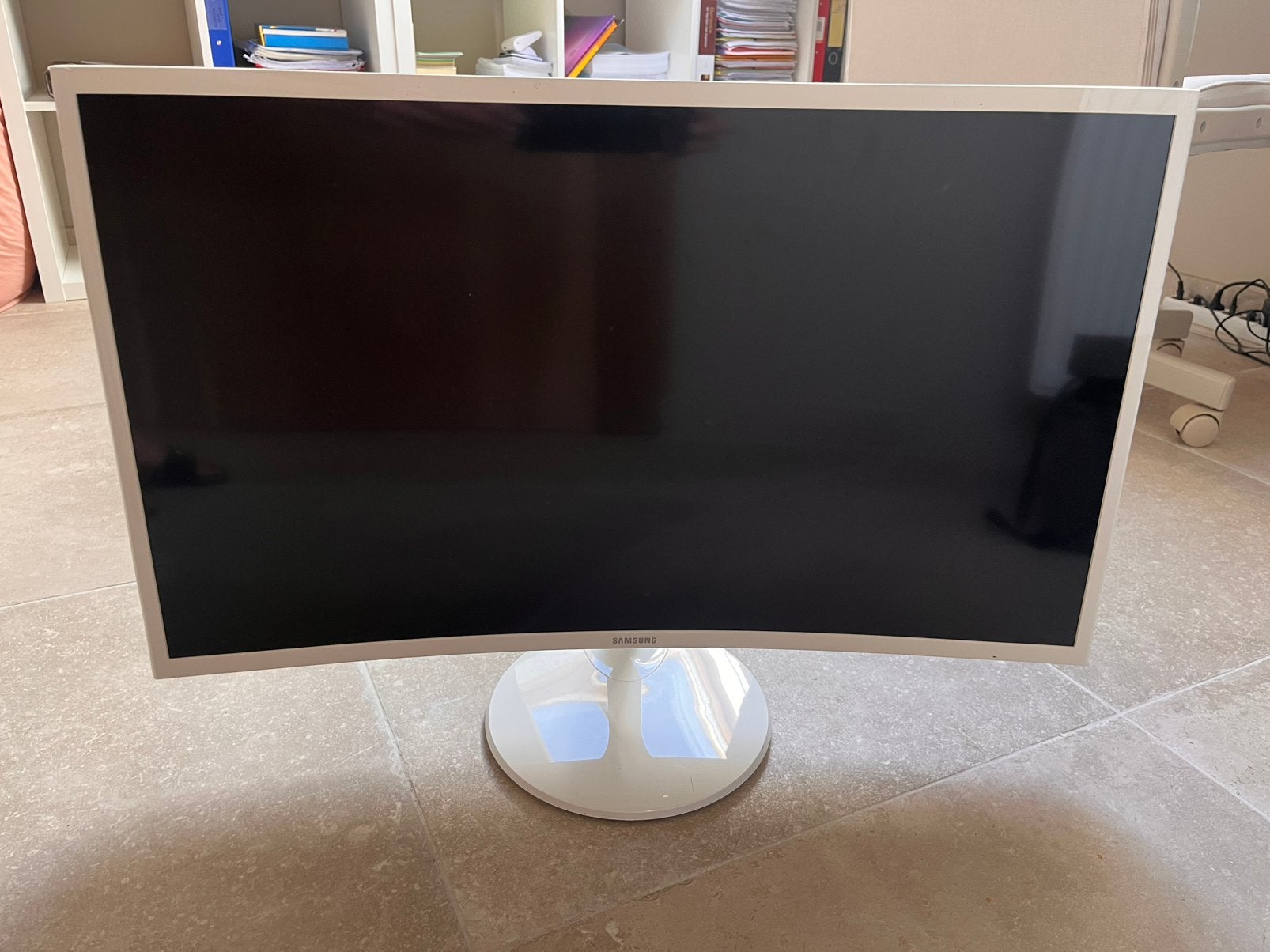 Samsung C32F391FWU — een 32 inch curved Full HD monitor., Ophalen, Gebruikt, Samsung