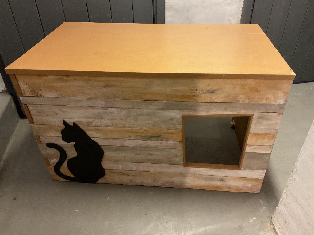 Meuble pour bac à chat, Ophalen, Gebruikt