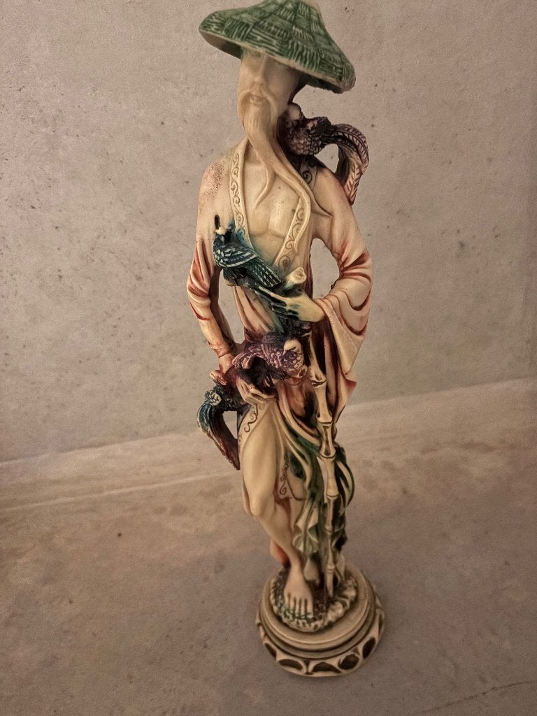Ivoren beeld, Antiek en Kunst, Kunst | Beelden en Houtsnijwerken, Ophalen, Art deco, Handgemaakt, 20 - 50 cm