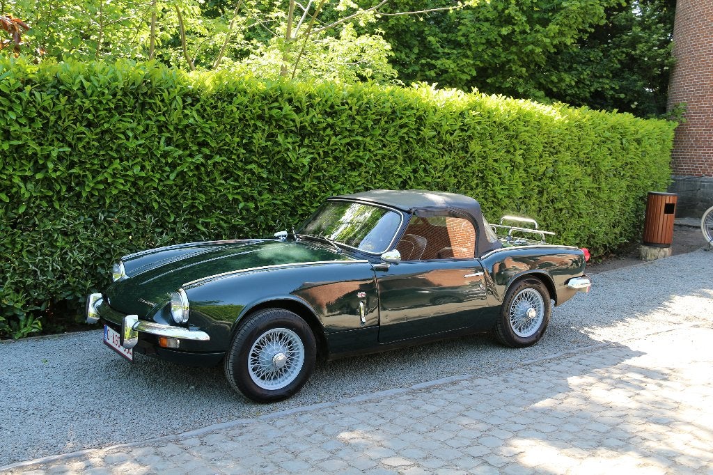 Triumph spitfire MK3, Auto's, Achterwielaandrijving, Zwart, 4 cilinders, Cabriolet