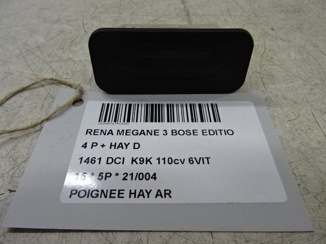 POIGNEE COFFRE / HAYON ARRIERE Megane III Berline (BZ), Utilisé, Renault