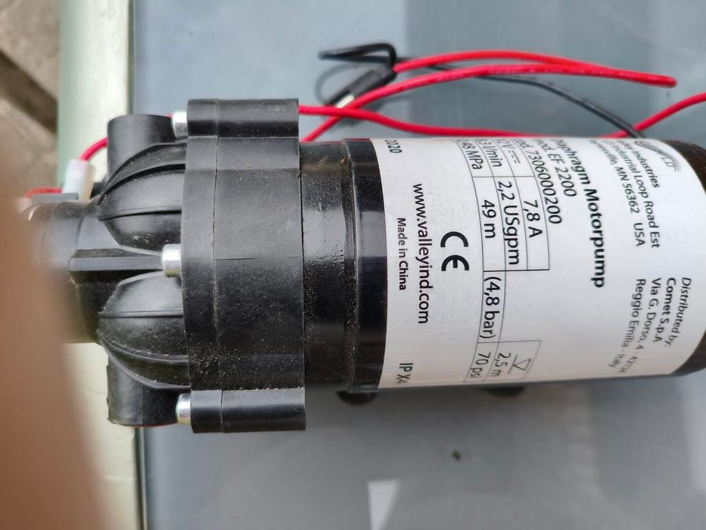 diaphragm pomp,merk Valley industries ,nieuw ,, Verzenden