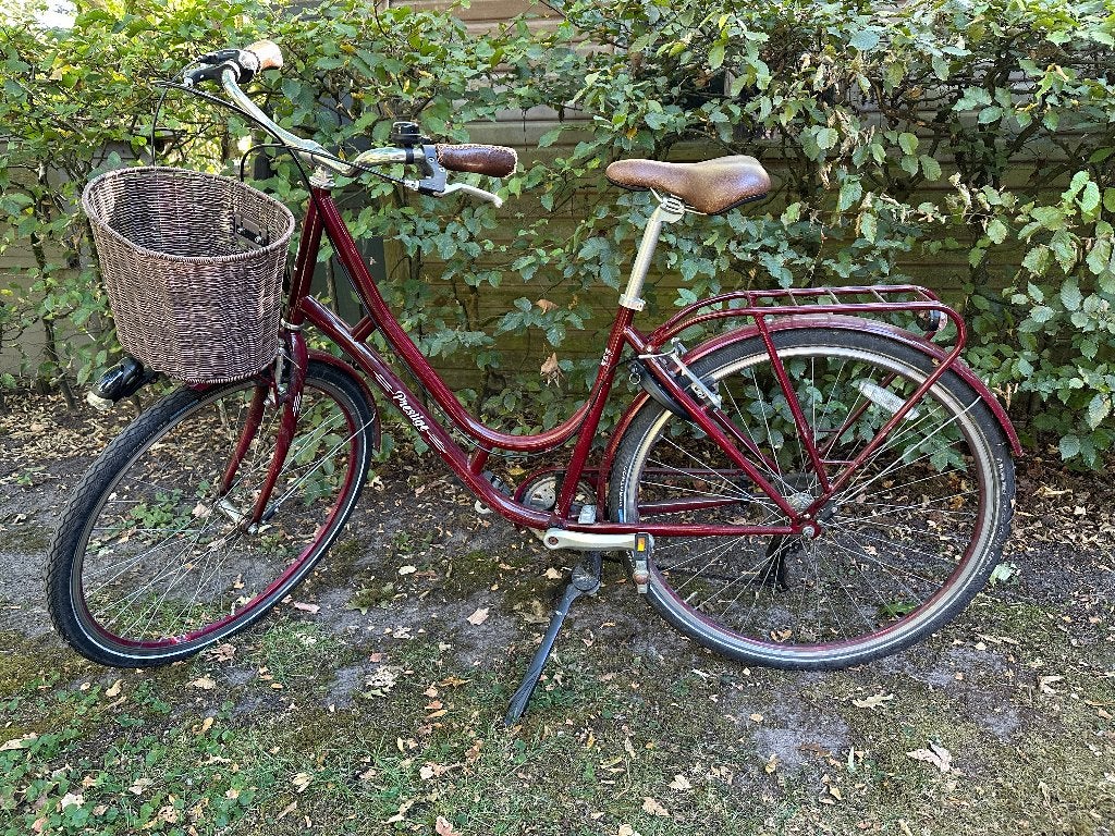 Vrouwenfiets 48cm, Fietsen en Brommers, Gebruikt, Velgrem, (Extra) lage instap, 47 tot 50 cm