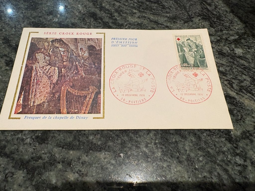 omslagen Frans met dagstempel, Verzamelen, Postkaarten | Buitenland, Ophalen of Verzenden, 1960 tot 1980, Ongelopen, Overig Europa