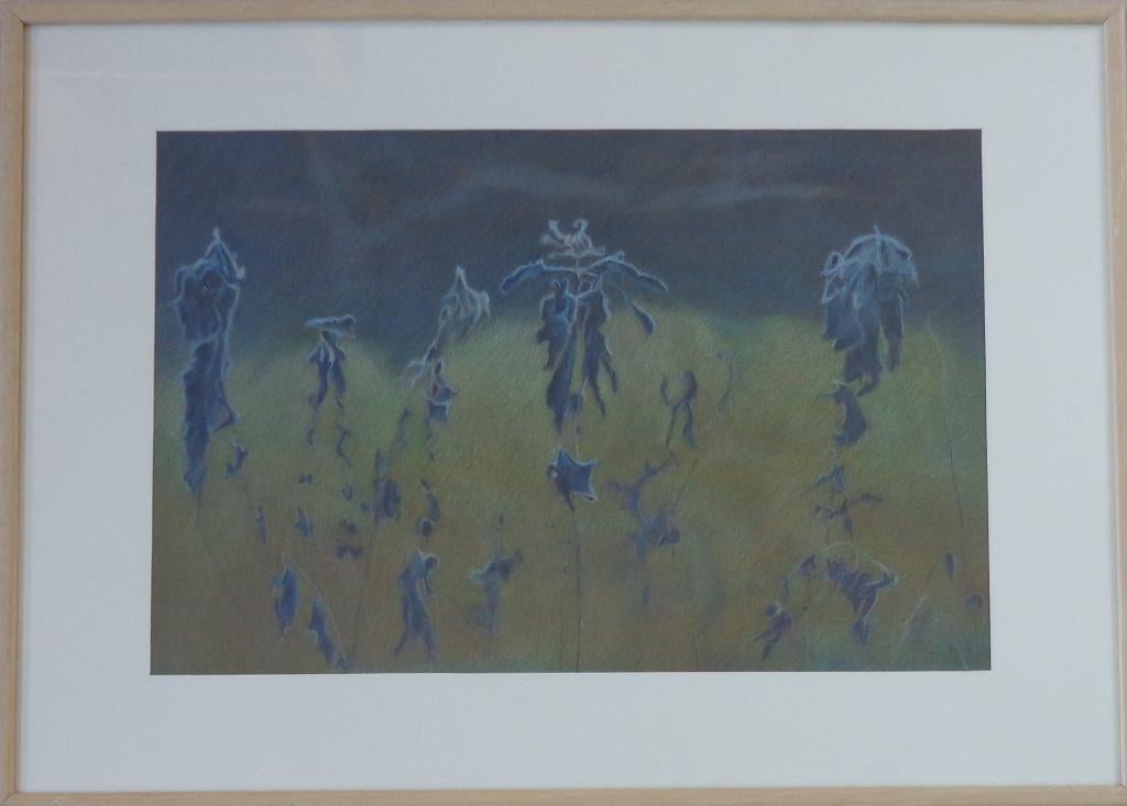 ROBERT WUYTACK / FIGURATIE / ORIGINEEL WERK / 52x72cm KADER, Enlèvement, Verre, Signé