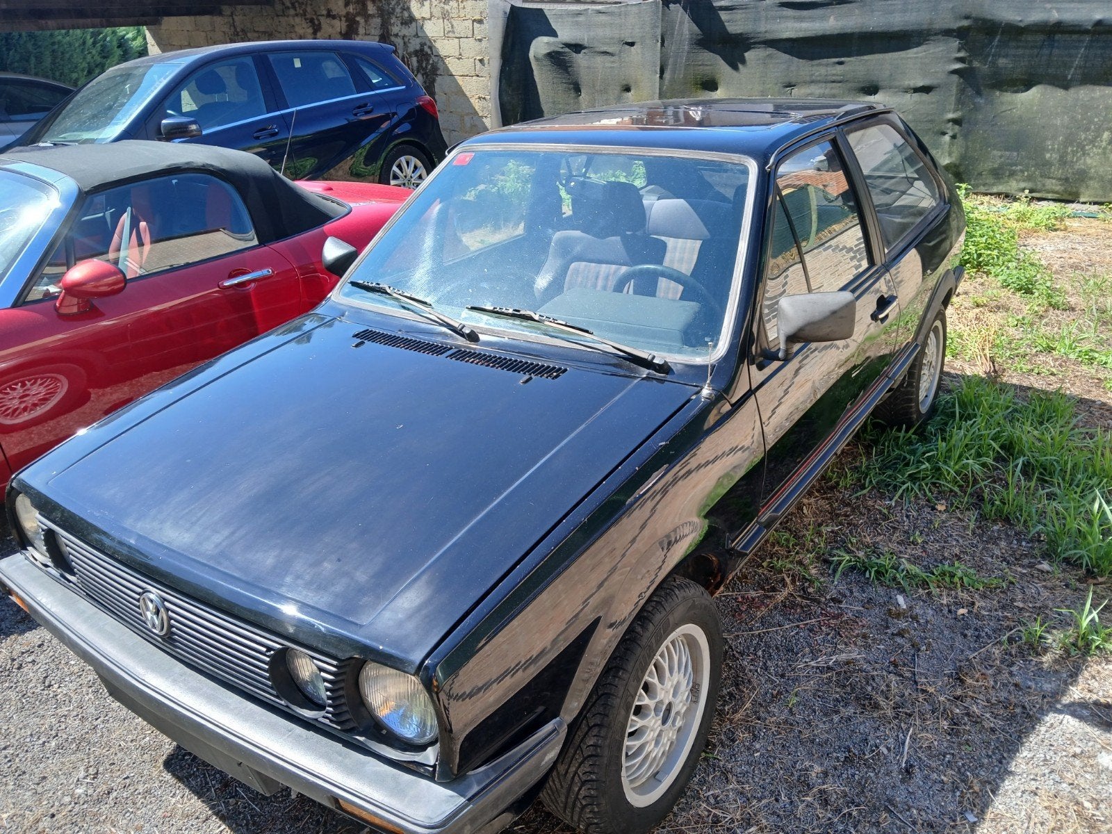 VW COUPE POLO GT 1300 1989, Autos, Oldtimers & Ancêtres, Achat, 1300 cm³, Particulier, Tissu