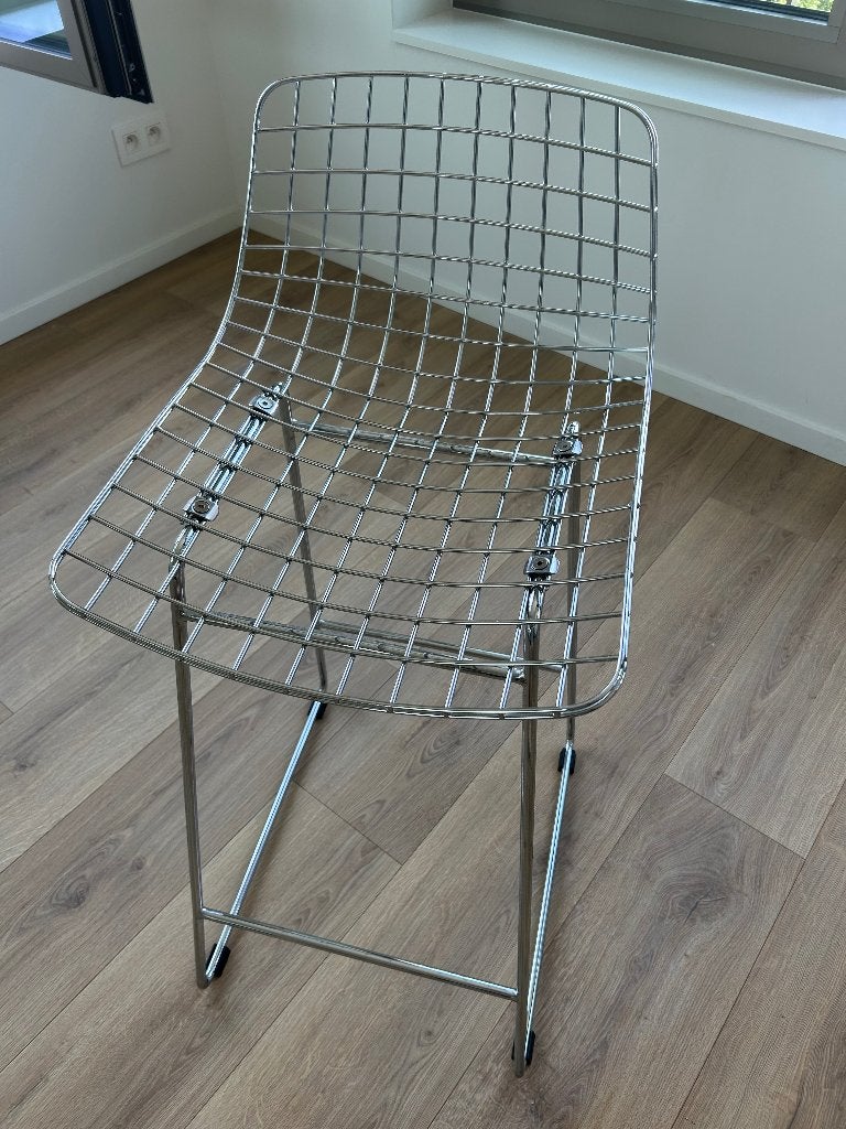 Barkrukken 4 stuks, Huis en Inrichting, Barkrukken, Ophalen, 60 tot 90 cm, Zo goed als nieuw, Metaal