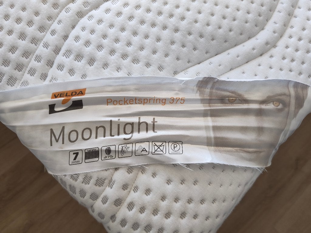 Matelas à ressorts ensachés de luxe 140x200 Velda Moonlight, Maison & Meubles, Chambre à coucher | Matelas & Sommiers, Matelas