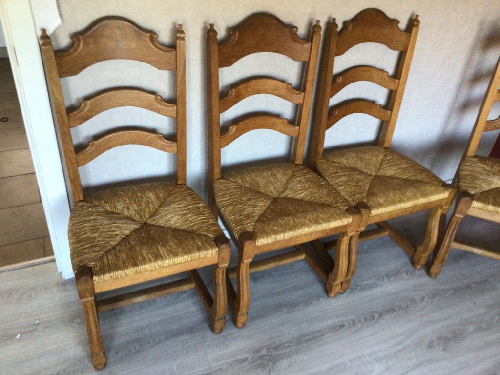 Eiken stoelen, Ophalen, Overige kleuren, Zo goed als nieuw, Vijf, Zes of meer stoelen