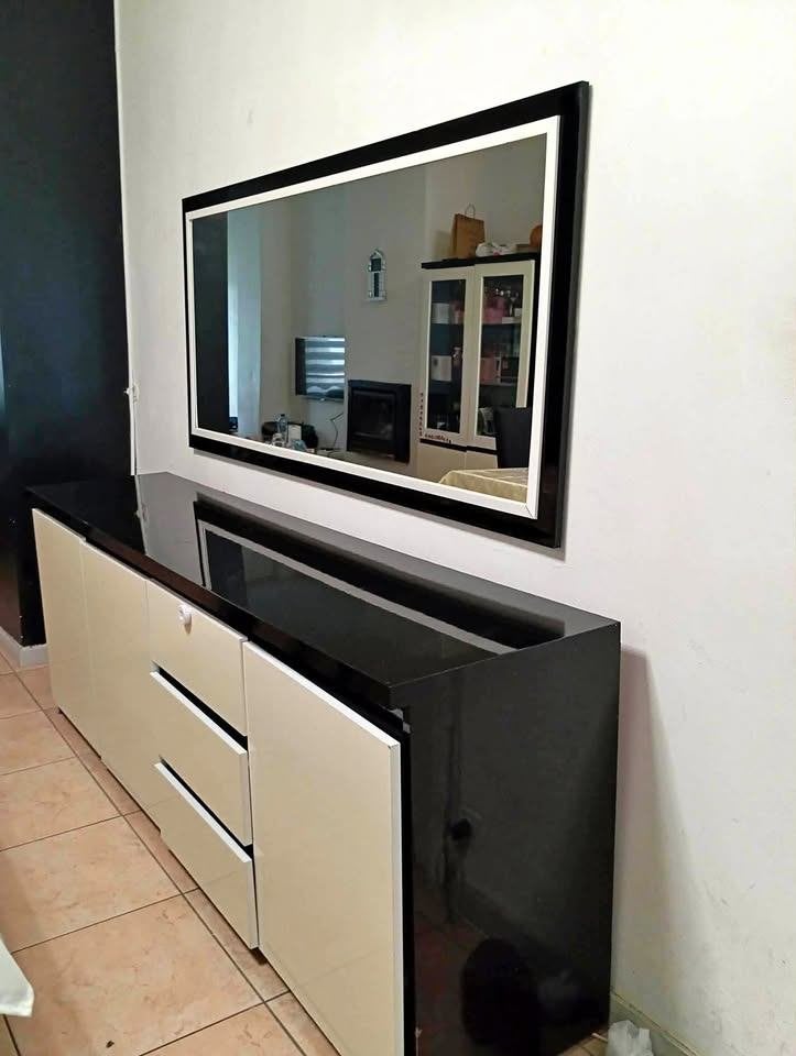 Commode + miroir + vitrine, Ophalen, Gebruikt, 200 cm of meer, 50 tot 100 cm