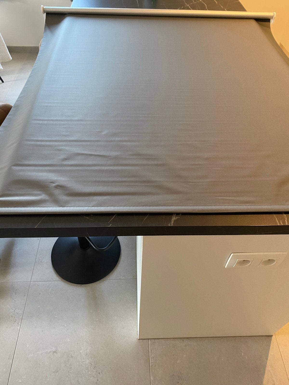 Rolgordijnen grijs antraciet  125*175 nieuw 4* 150€, Rolgordijn, Isolerend, Ophalen of Verzenden, Rolgordijn