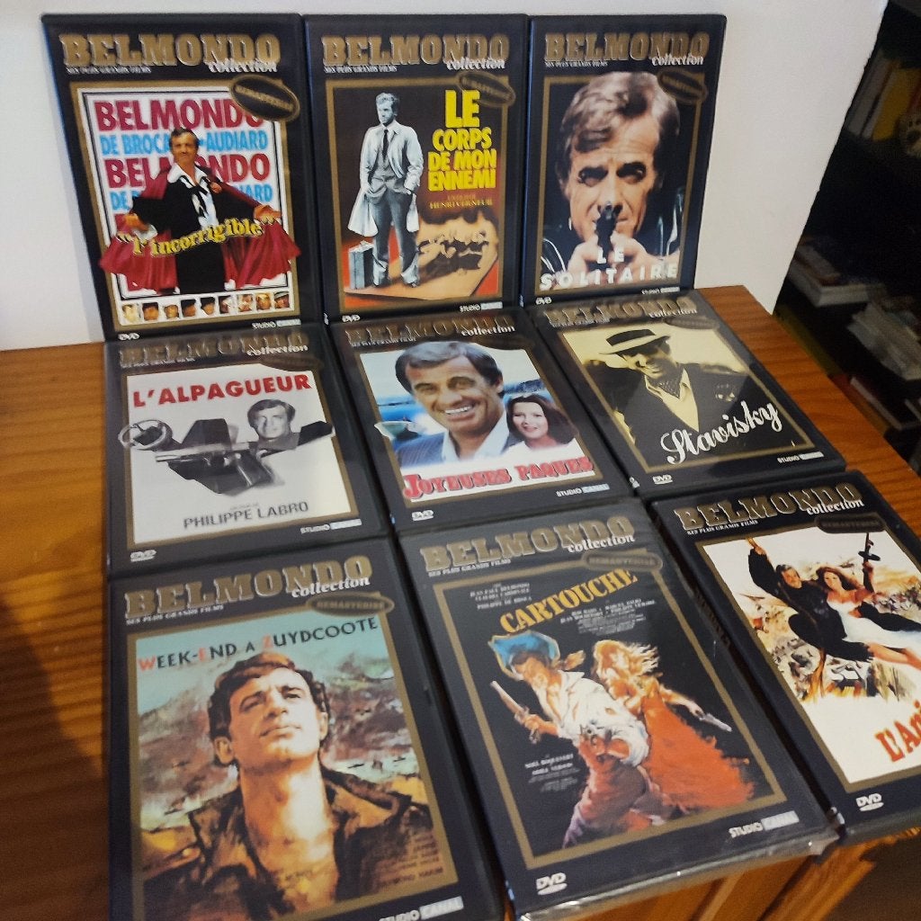 JEAN-PAUL BELMONDO - Pack dvd (23 films), Cd's en Dvd's, Dvd's | Overige Dvd's, Ophalen of Verzenden, Zo goed als nieuw, Frans