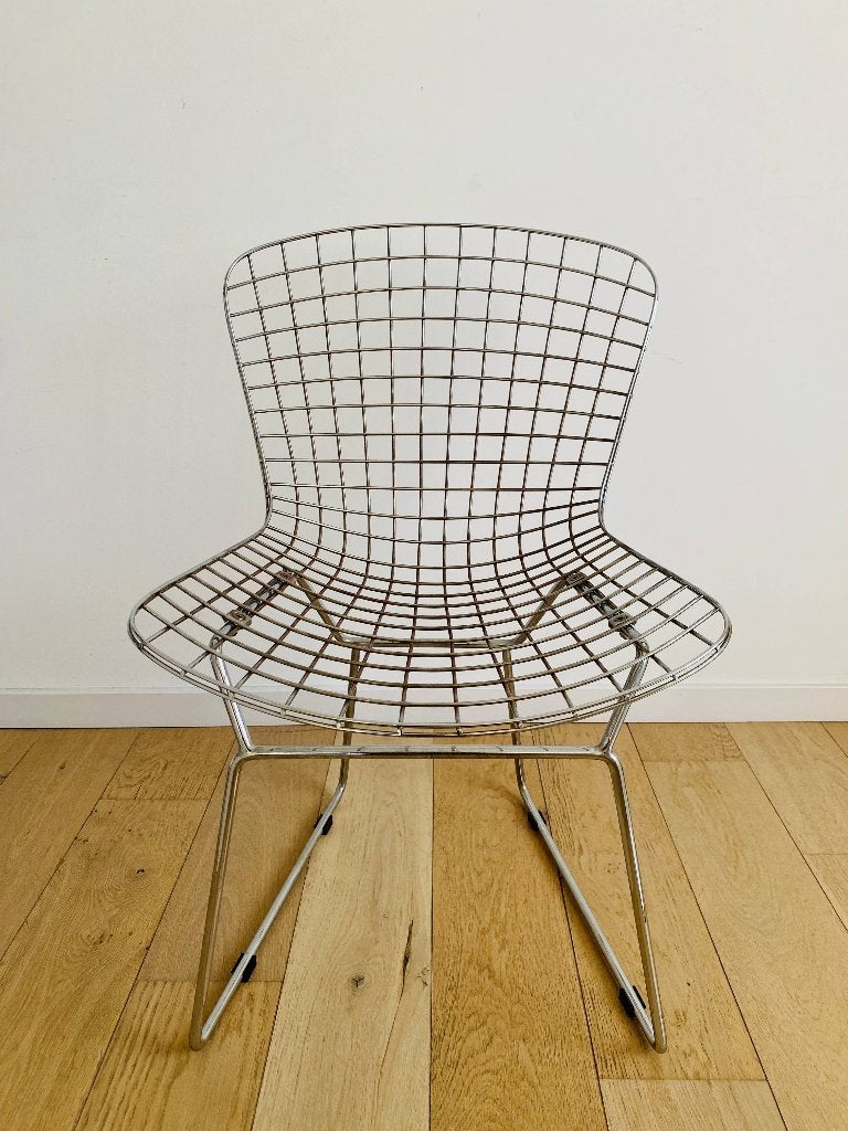Vintage design stoelen wire side chair (set van 6 stoelen), Ophalen, Gebruikt, Overige kleuren, Vintage