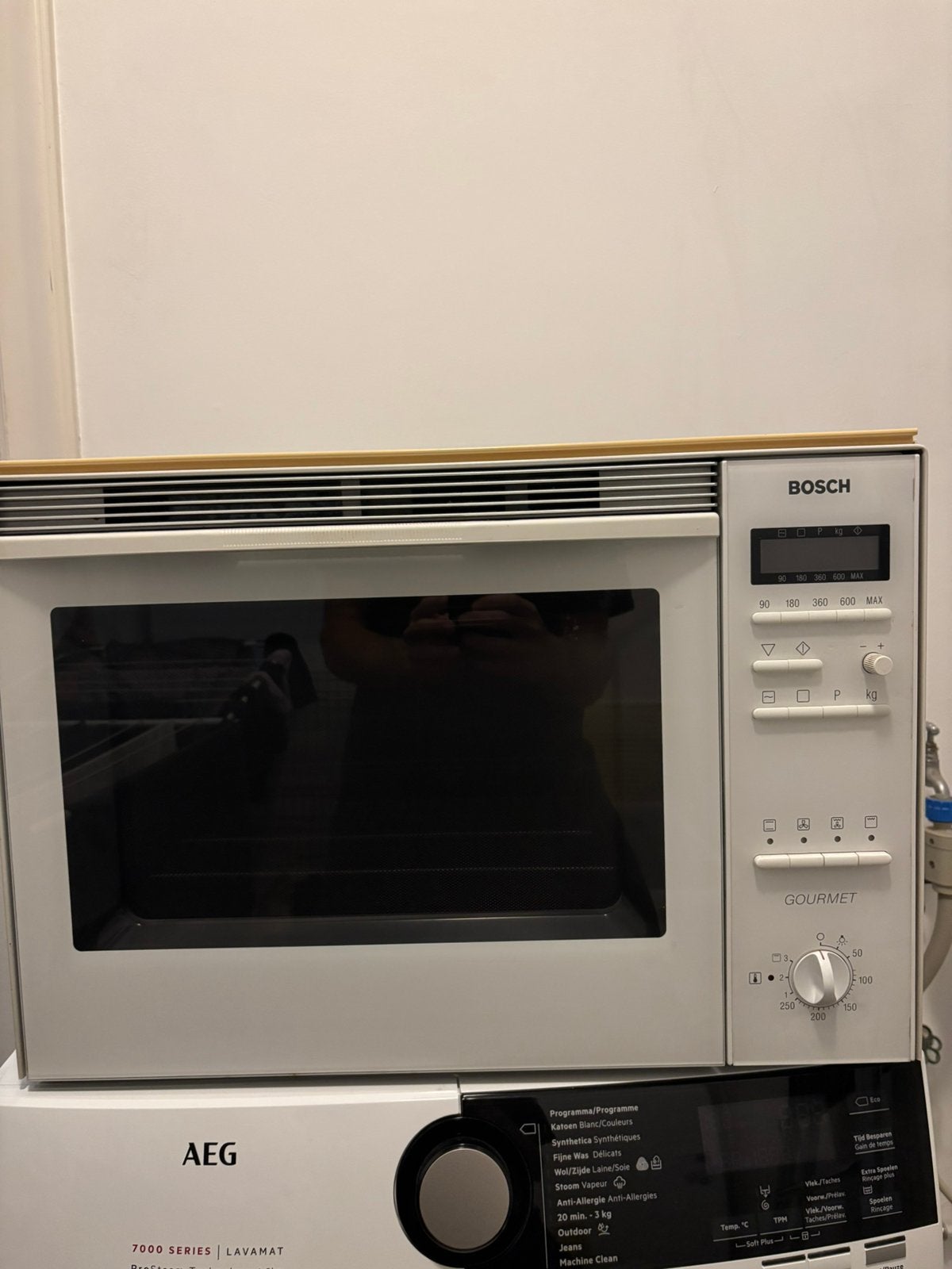 Bosch microgolf en oven, Ophalen, Zo goed als nieuw, Oven