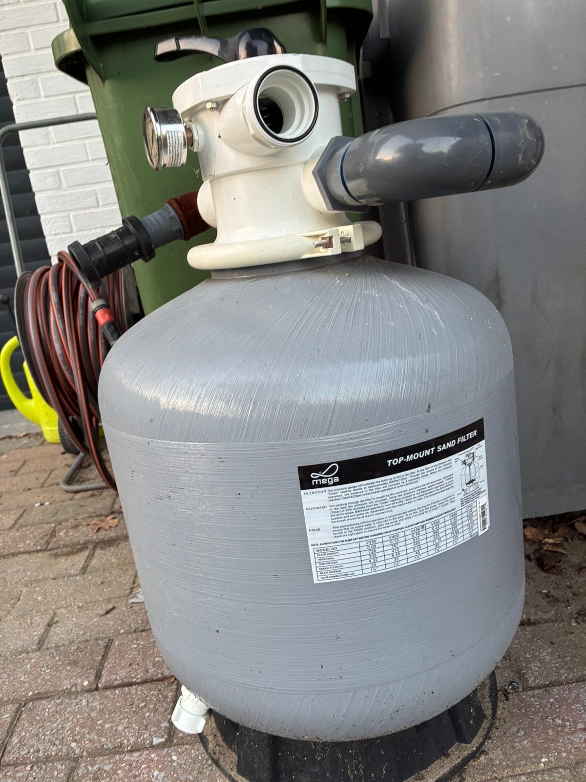 Zwembad zandfilter, Ophalen, Zo goed als nieuw, Filter