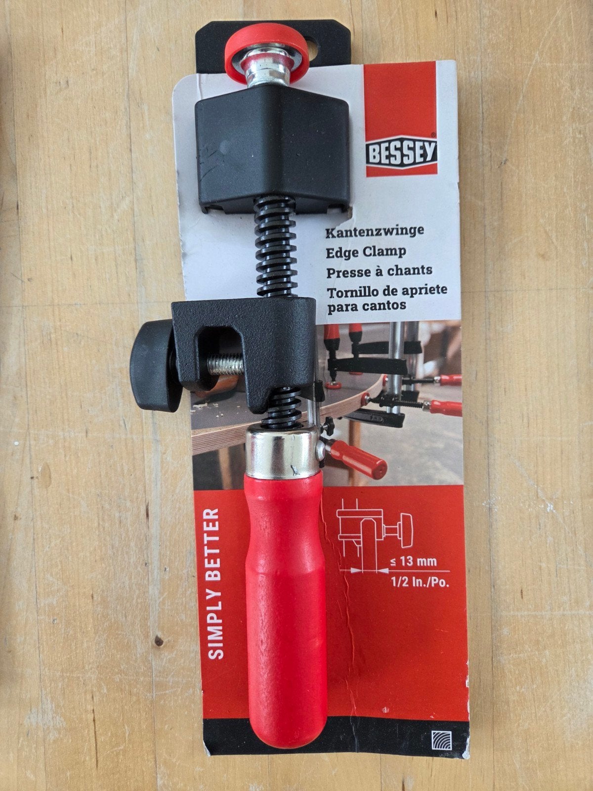 10x Bessey edge clamp, Ophalen