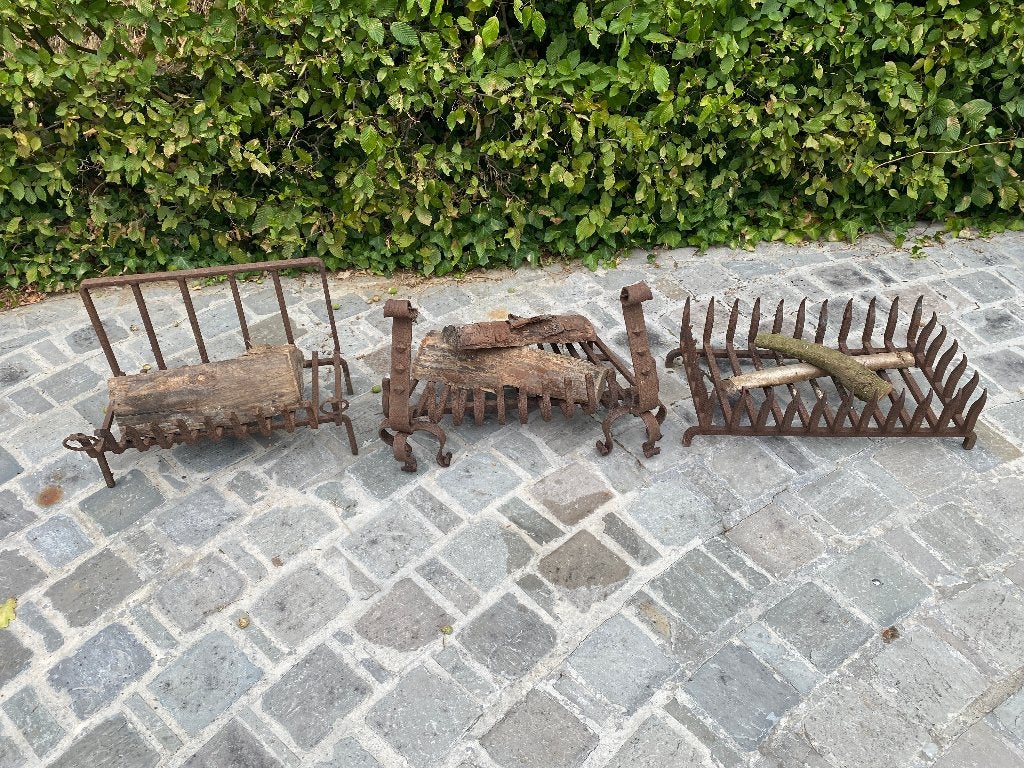 Grilles porte-bûches, Enlèvement, Utilisé