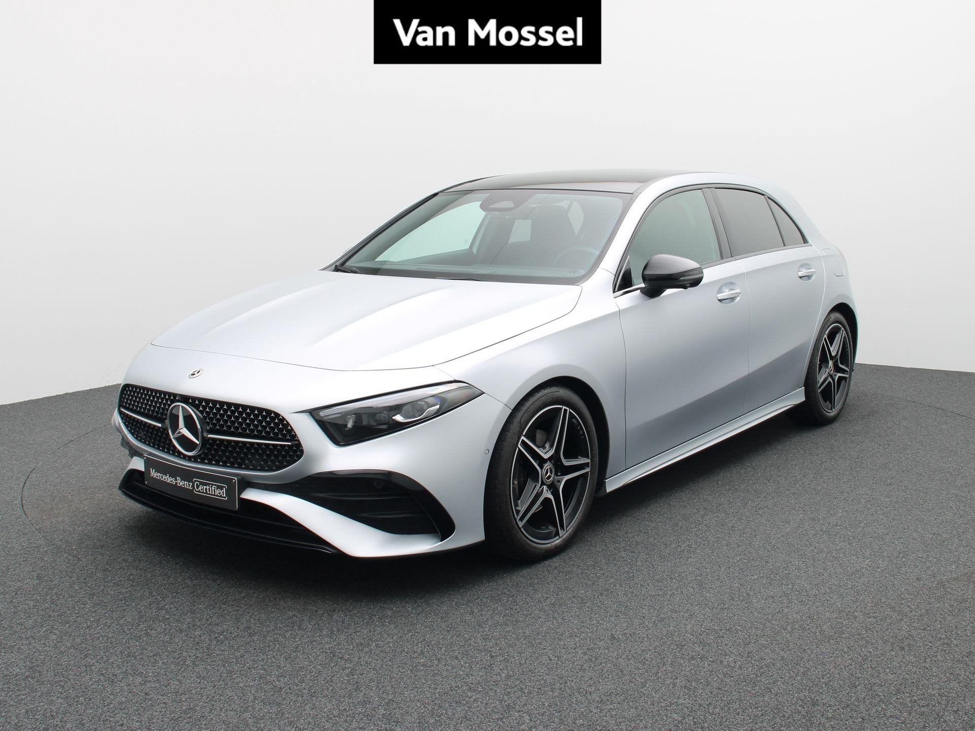Mercedes-Benz A 180 AMG Line + FULL PPF + HEAD UP + MULTIBEA, Auto's, Dealer onderhouden, Stof, 4 cilinders, 136 pk