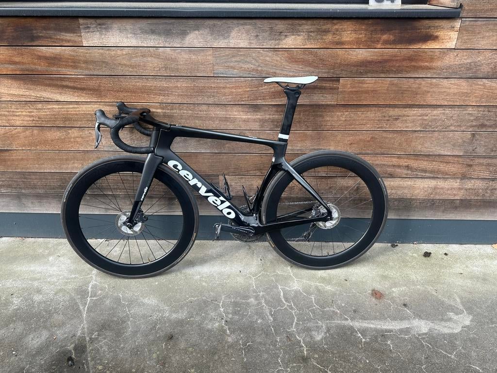 Cervelo S5 DI2 ultegra zwart maat L of 56, Fietsen en Brommers, Fietsen | Heren | Sportfietsen en Toerfietsen, Zo goed als nieuw