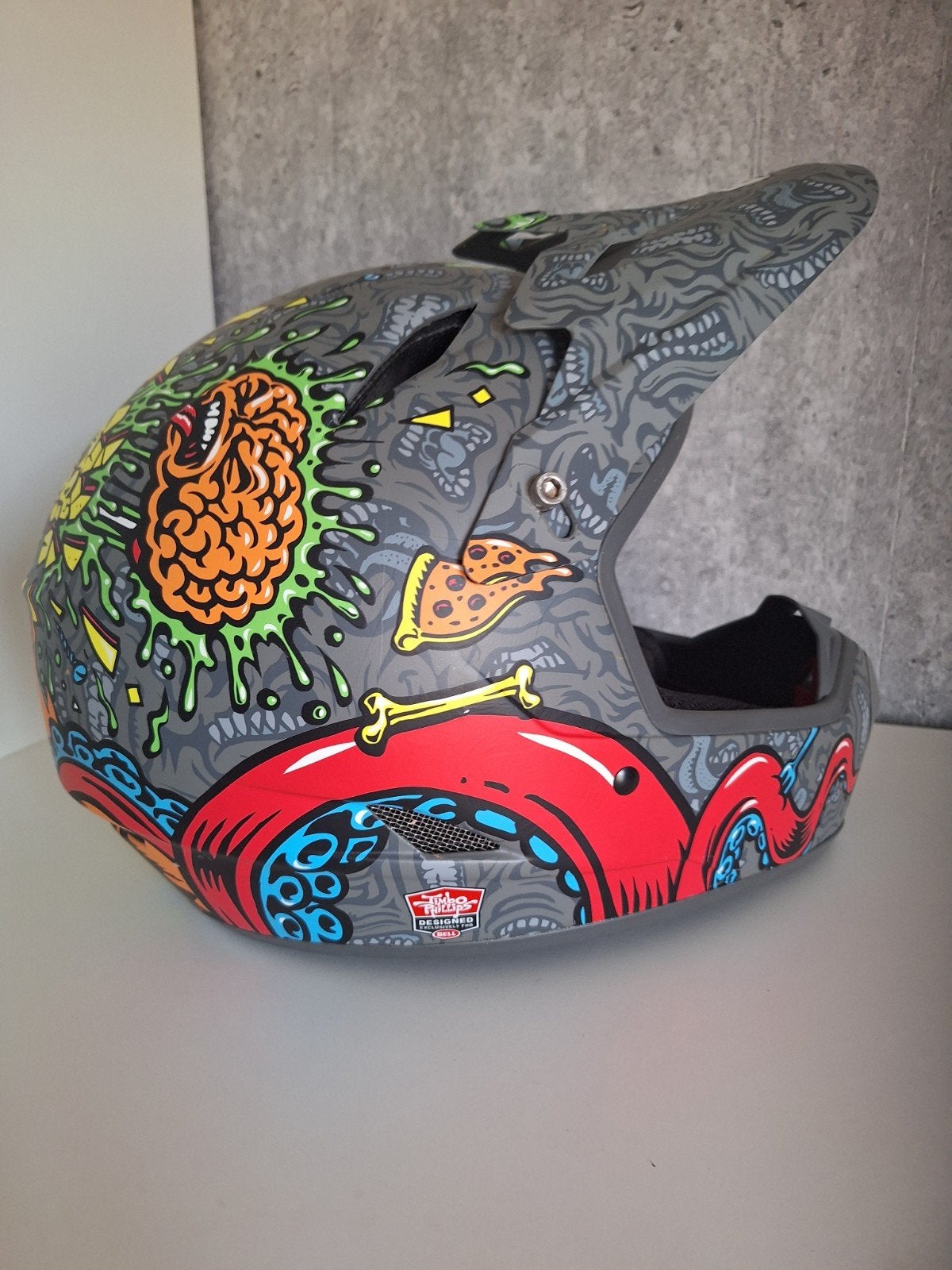 Enduro/Downhill Bell Drop, Matte Titanium Jimbo Phillips, Enlèvement ou Envoi, Comme neuf, BMX, Titane