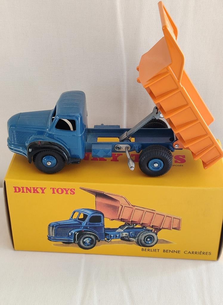 Dinky Atlas _ BERLIET „kipper” _ ref. 34A, Ophalen of Verzenden, Zo goed als nieuw, Bus of Vrachtwagen, Dinky Toys