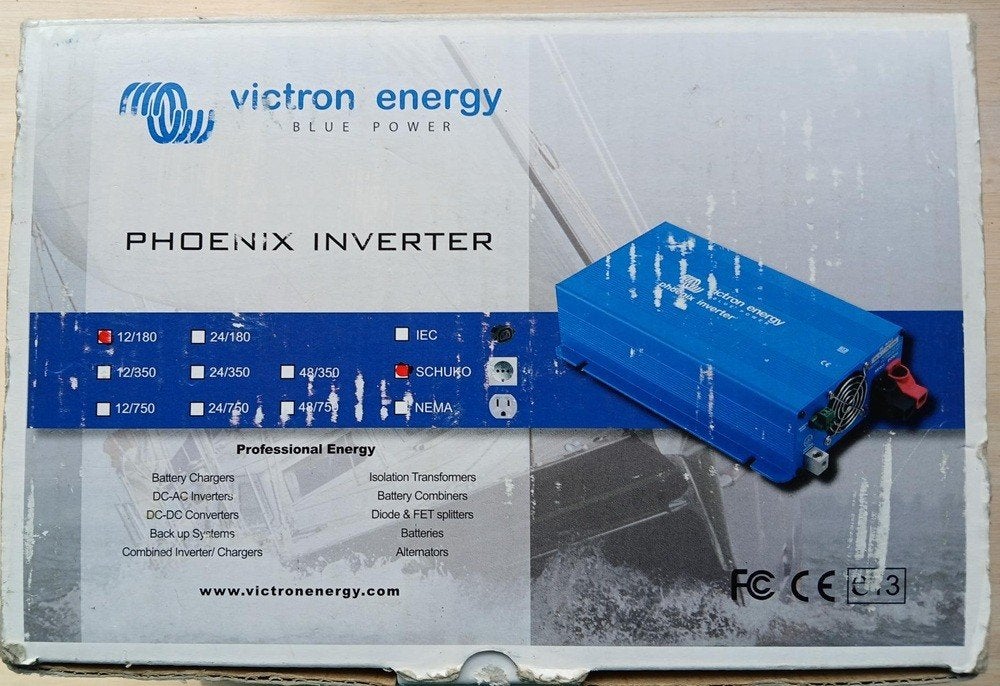 Te koop omvormer Victron Energy Phoenix 12/180, Ophalen, Zo goed als nieuw