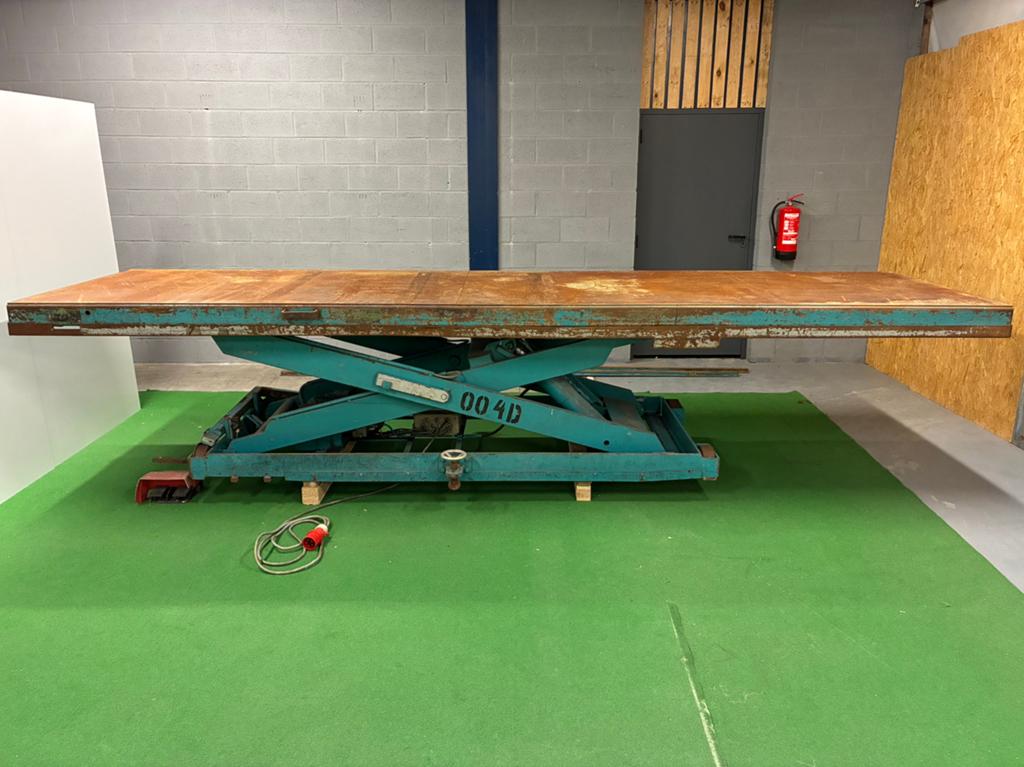 Heftafel Schaarlift zware uitvoering, Doe-het-zelf en Bouw, Ophalen, Zo goed als nieuw