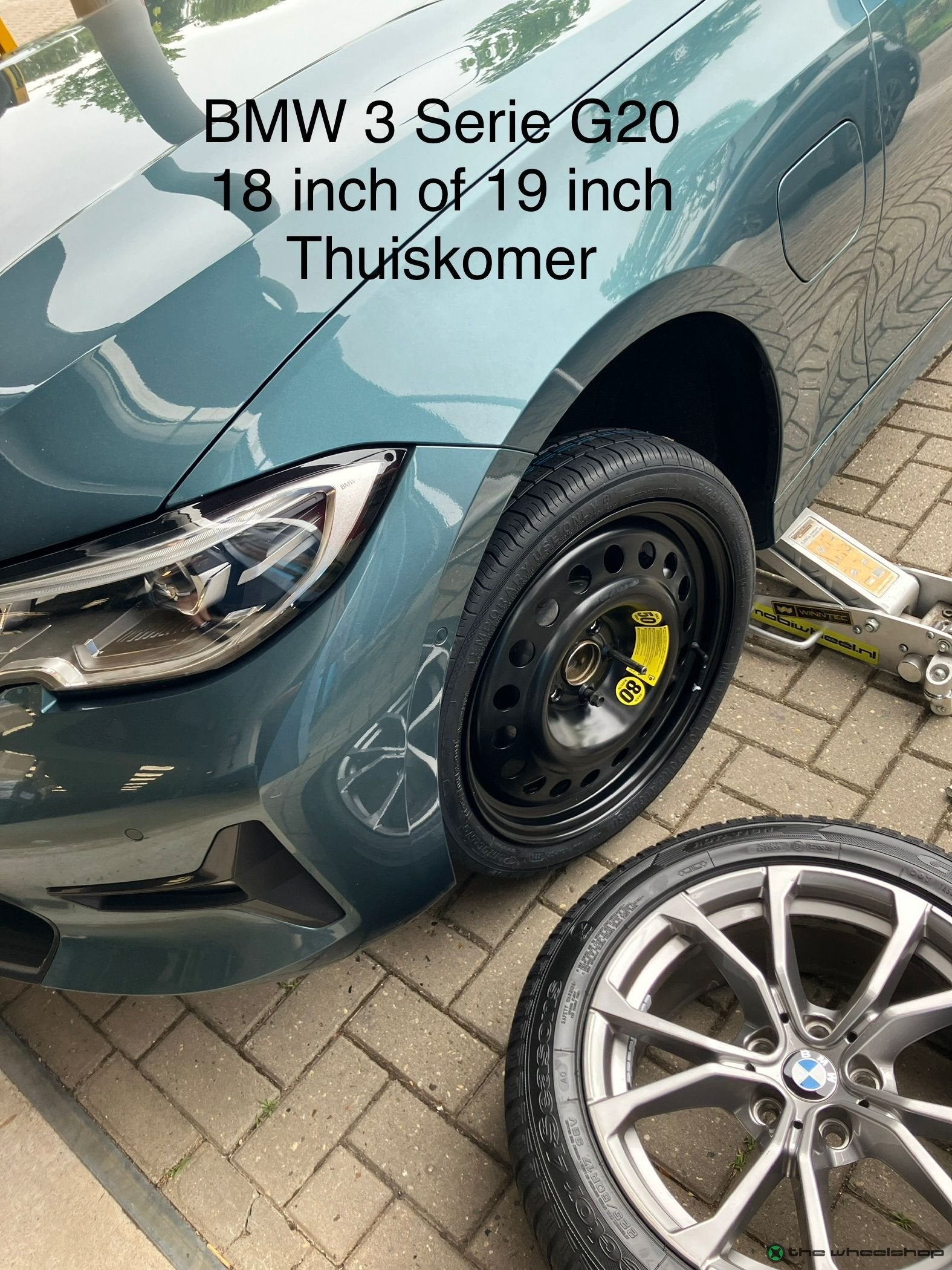 Reservewiel Thuiskomer BMW X1 F48 1 2 3 -Series F40 F44 F45, Pneus et Jantes, Enlèvement ou Envoi, Véhicule de tourisme, -