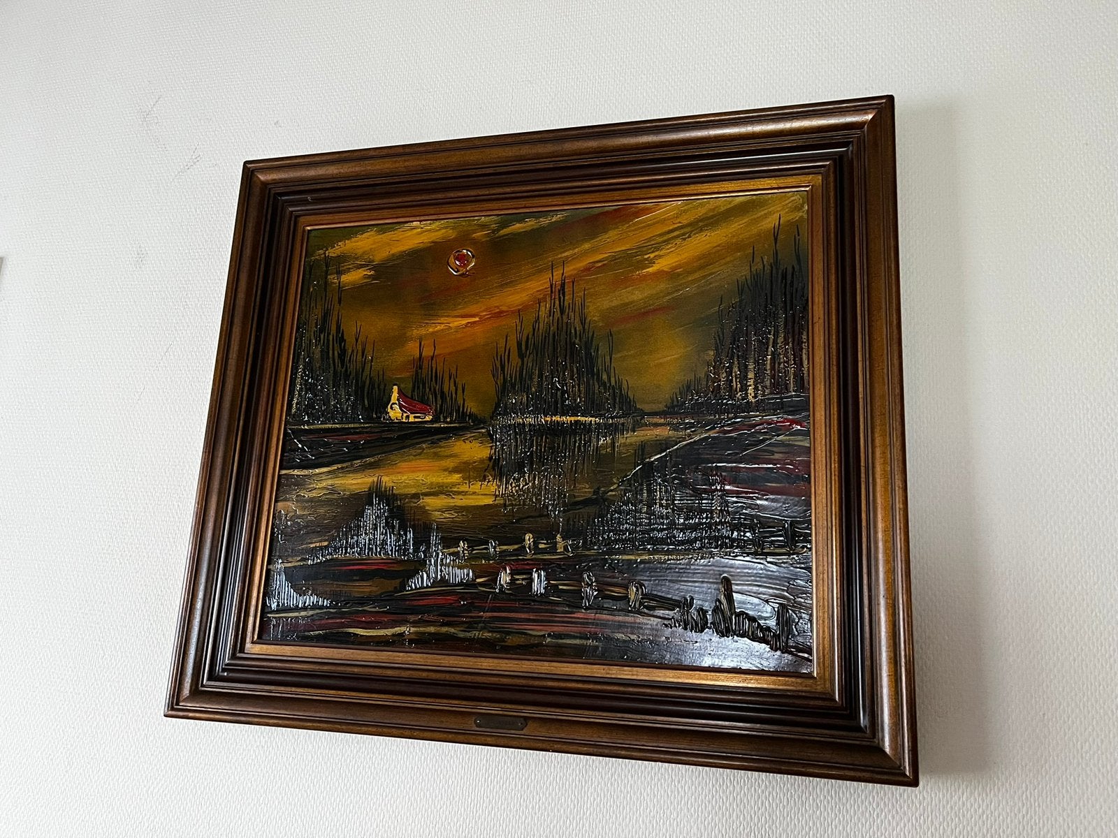 Schilderij van Ferdinand Demonseau, kunstenaar uit Aarschot, Antiek en Kunst, Kunst | Schilderijen | Klassiek, Ophalen, Doek, Landschap