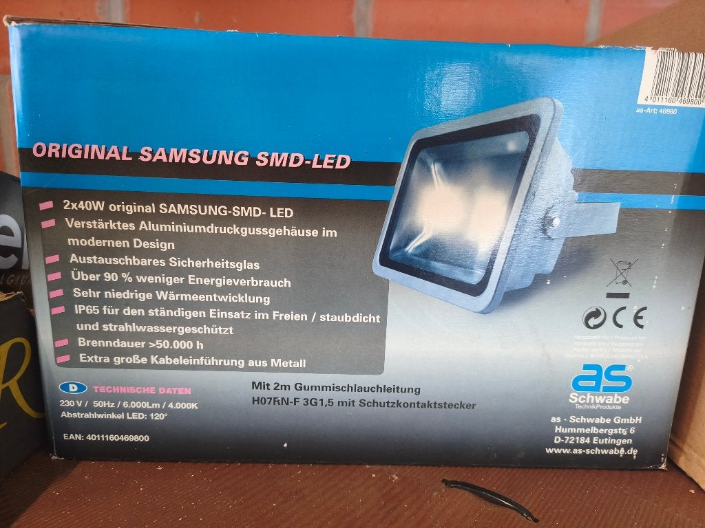LED Strahler 80 Watt, Ophalen of Verzenden, Zo goed als nieuw, 50 tot 250 watt, Led