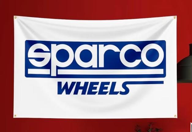 Grands drapeaux Sparco (150 x 90 cm), Enlèvement ou Envoi